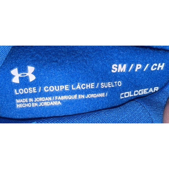 Under Armour Blue/Gray Pullover Hoodie Size Small - Picture 7 of 8